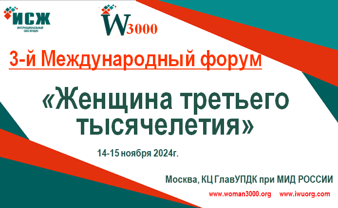 Международный форум «Женщина третьего тысячелетия».