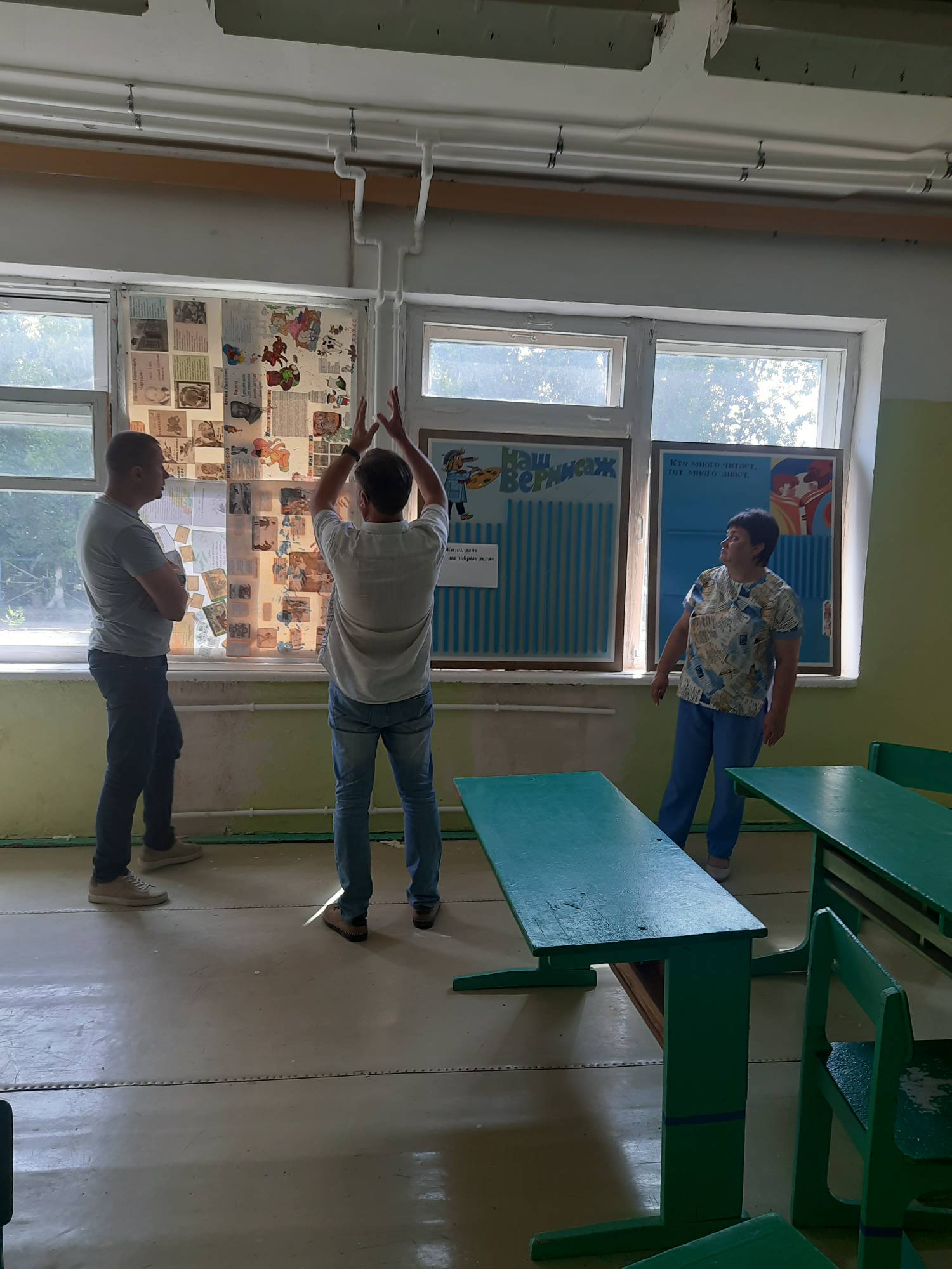 Продолжаются ремонтные работы в учреждениях образования.