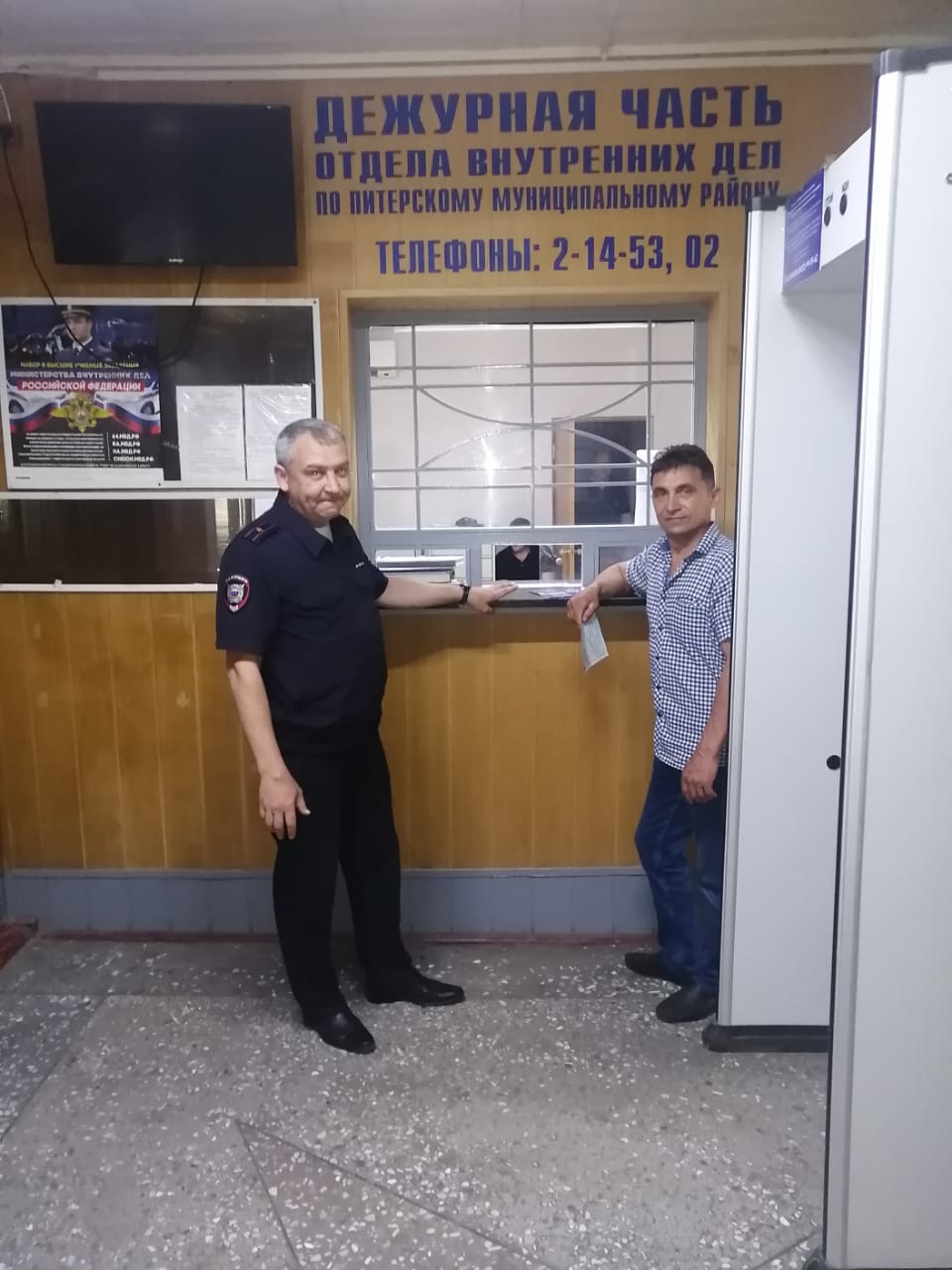 В рамках акции «Гражданский мониторинг» общественник посетил ОП № 2 в составе МО МВД России «Новоузенский» Саратовской области..