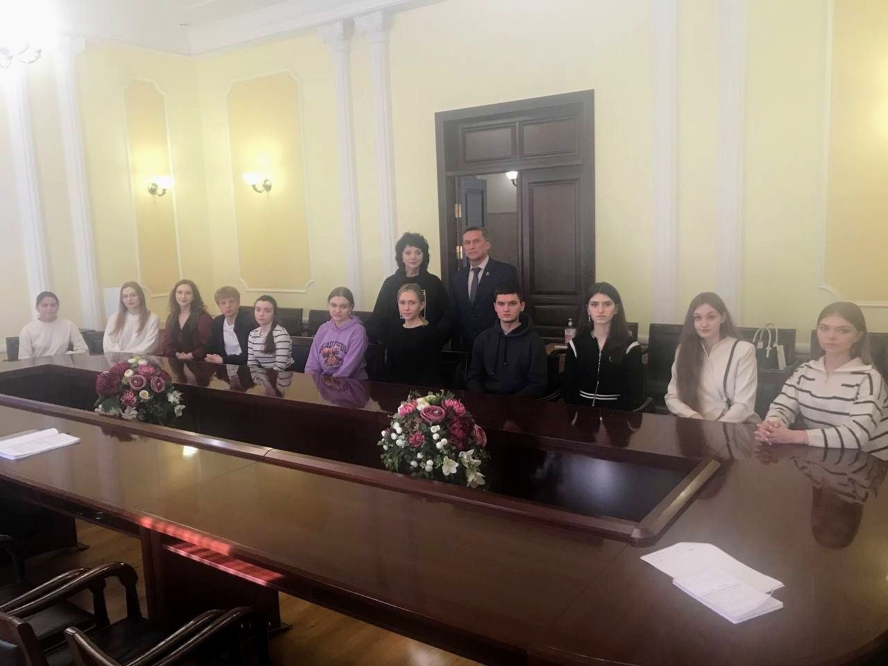 Встреча со студентами, обучающимися по целевой программе.