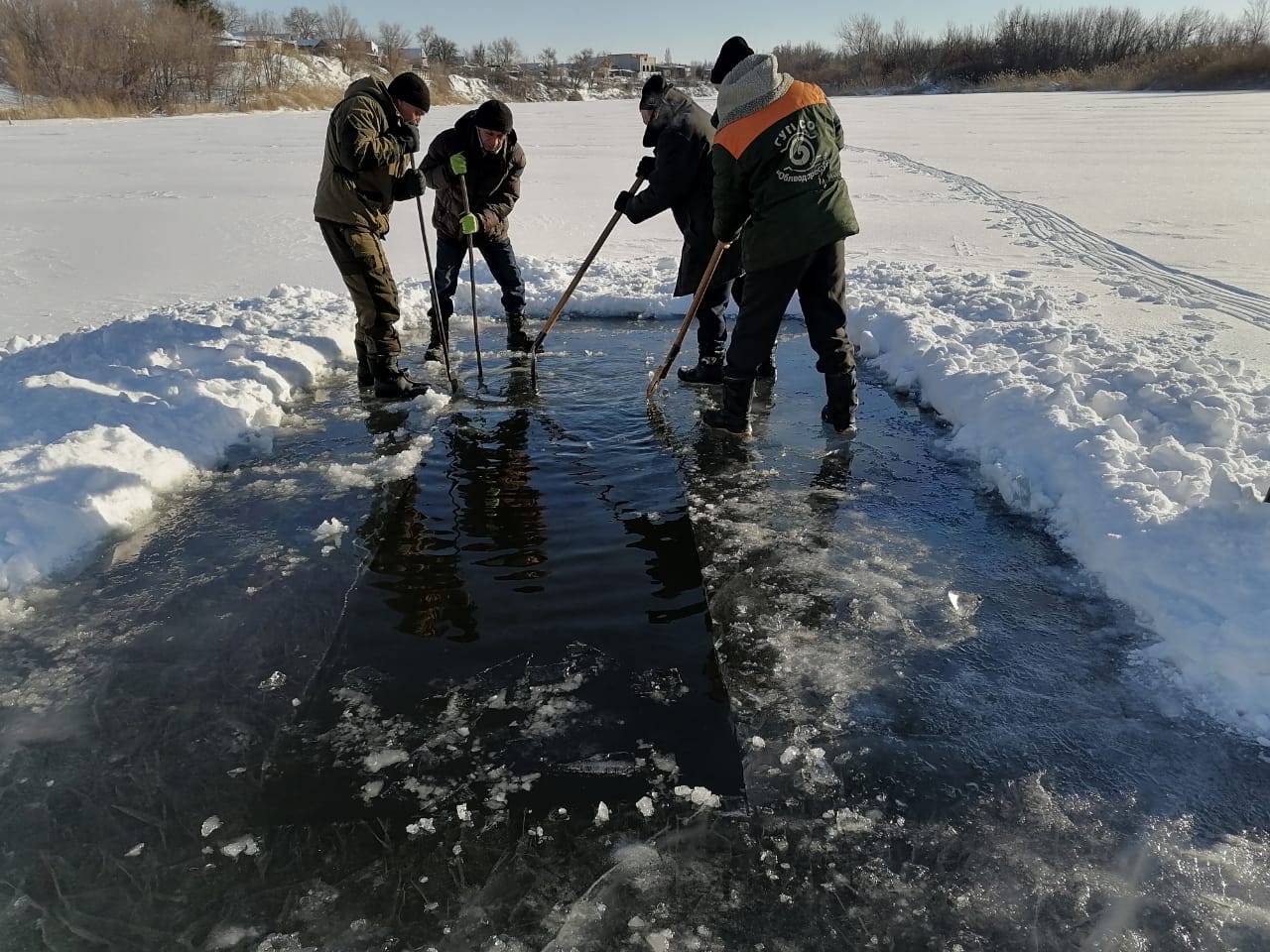 В Новоузенске оборудуют место для крещенских купаний.