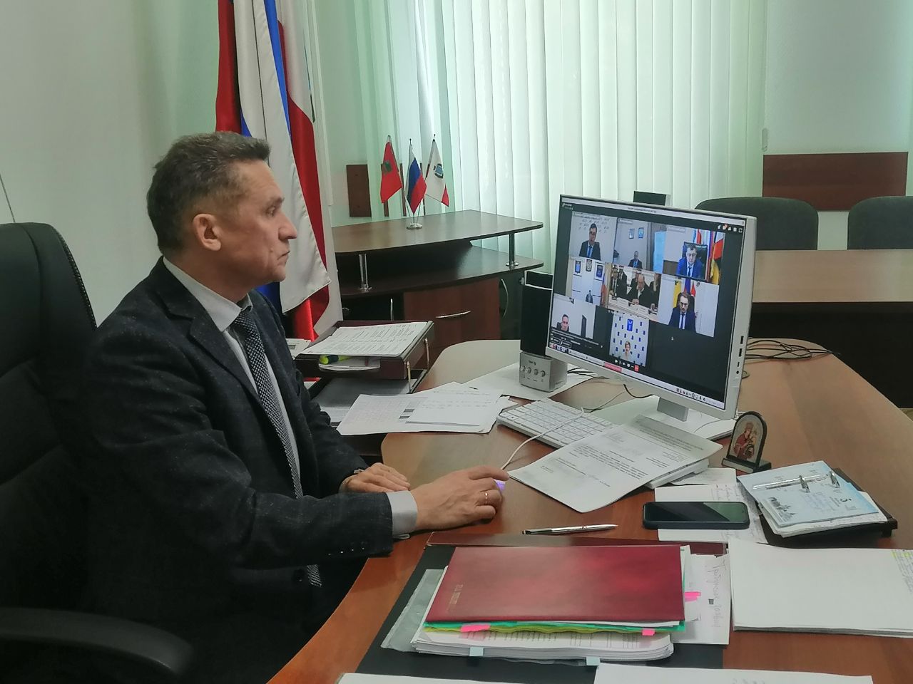 Постоянно действующее совещание с губернатором Саратовской области Романом Бусаргиным.