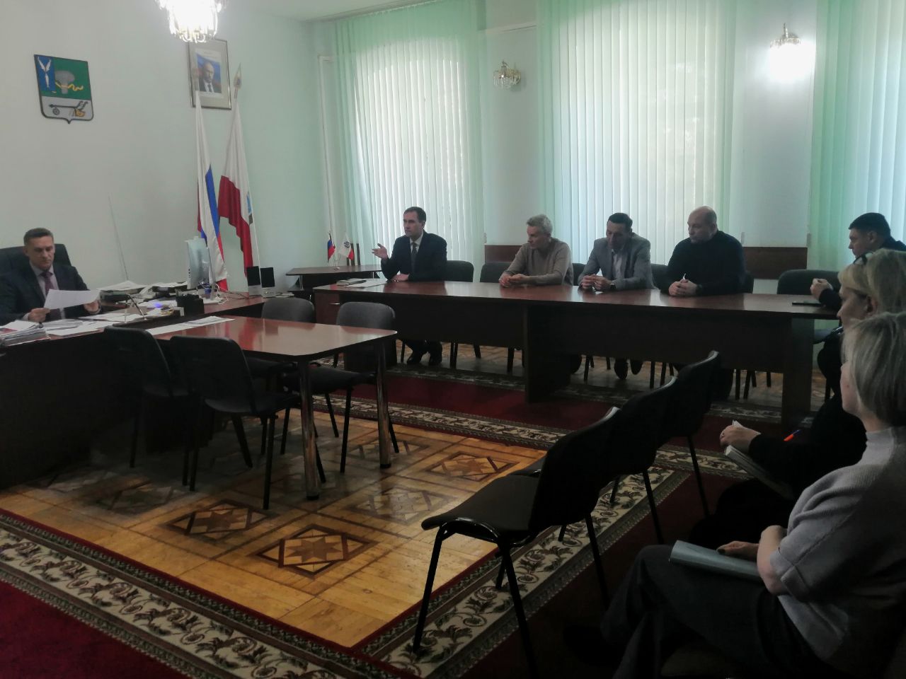 Рабочее совещание с руководителями организаций Новоузенского района.