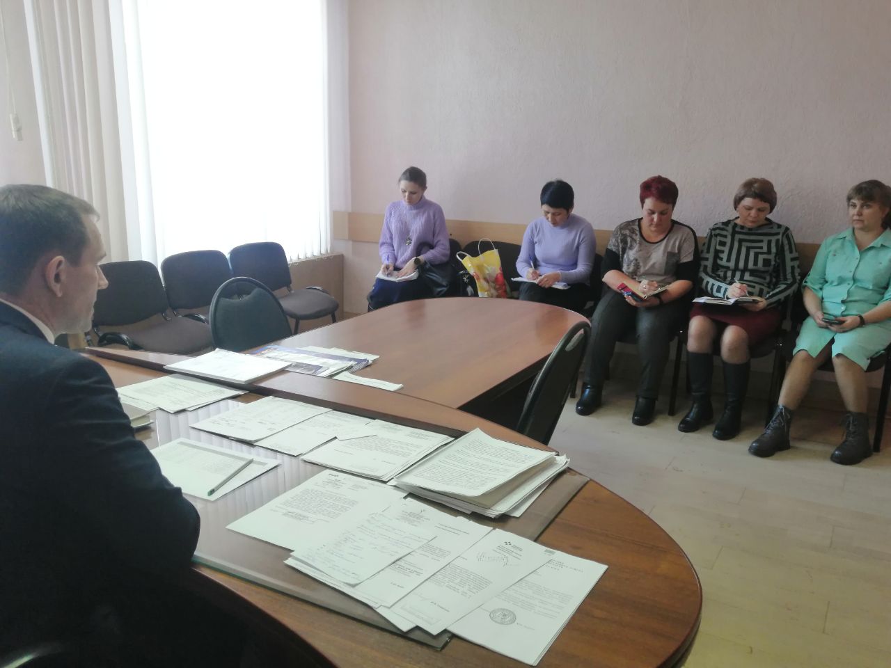 Рабочая встреча с кураторами волонтерских групп.