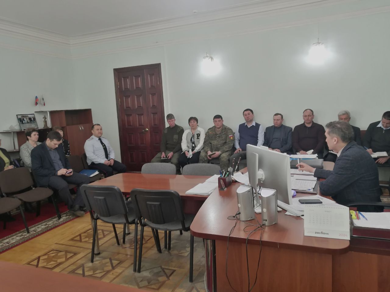 Совещание с главами муниципальных образований Новоузенского муниципального района.