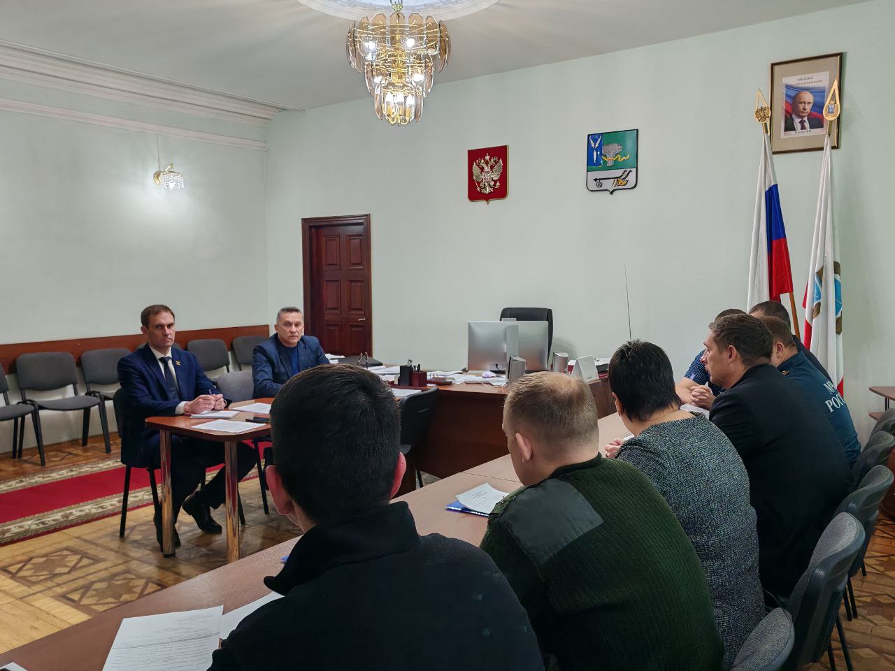 Сегодня в кабинете главы района прошло заседание антитеррористической комиссии.
