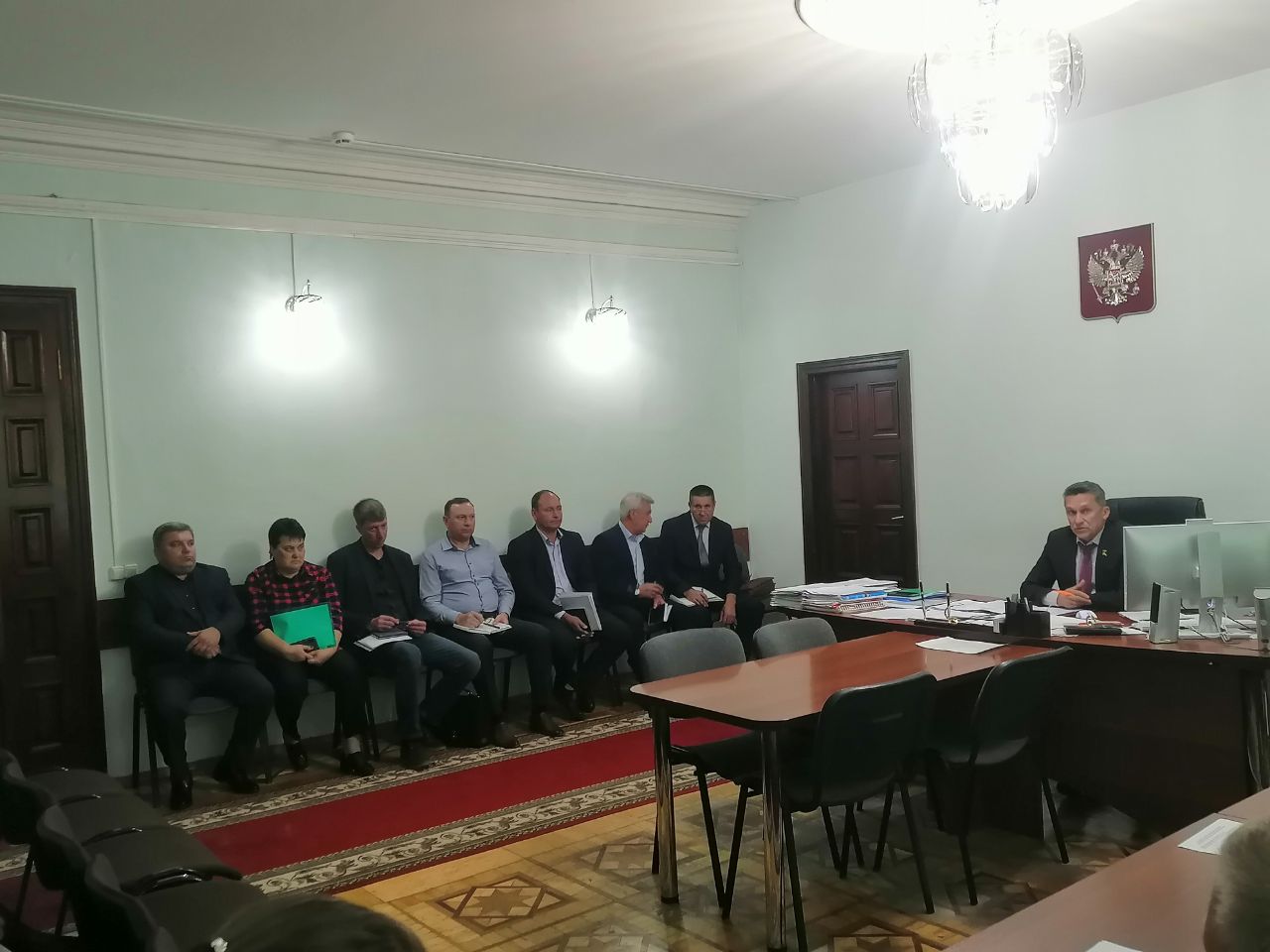 Совещание с главами муниципальных образований и руководителями организаций Новоузенского муниципального района.