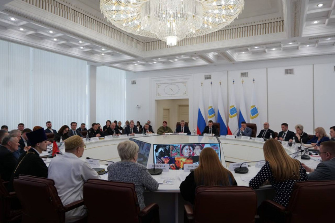 Губернатор Роман Бусаргин провел заседание организационного комитета «Победа». Губернатор Роман Бусаргин провел заседание организационного комитета «Победа».